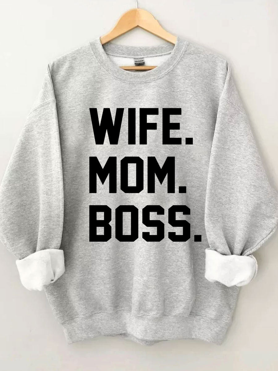 Épouse Maman Patron Sweatshirt