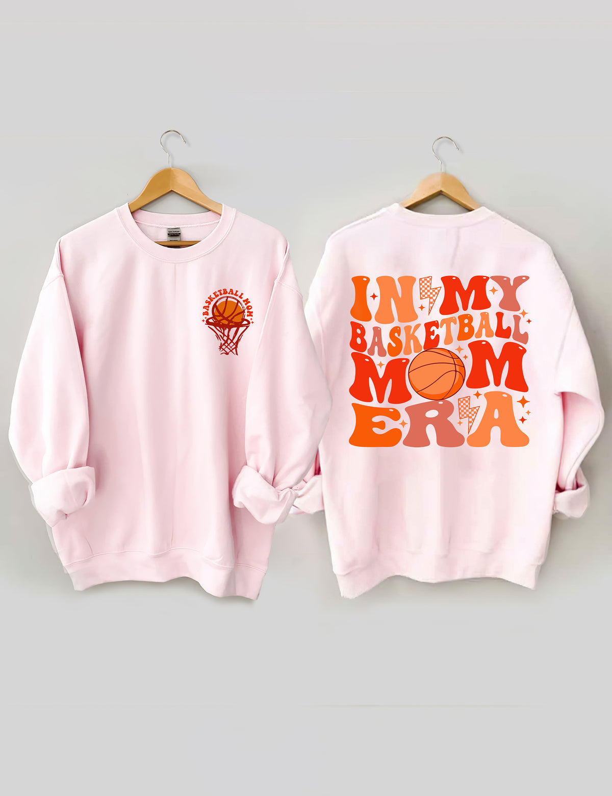 In meinem Basketball-Mama-Ära-Sweatshirt 