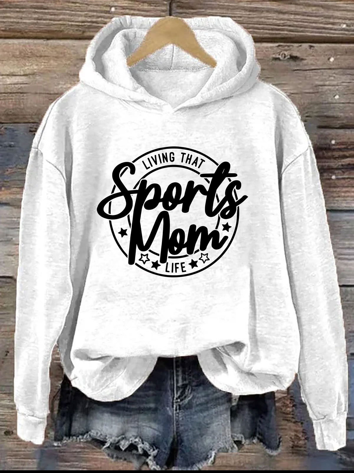 Sweat à capuche sport maman