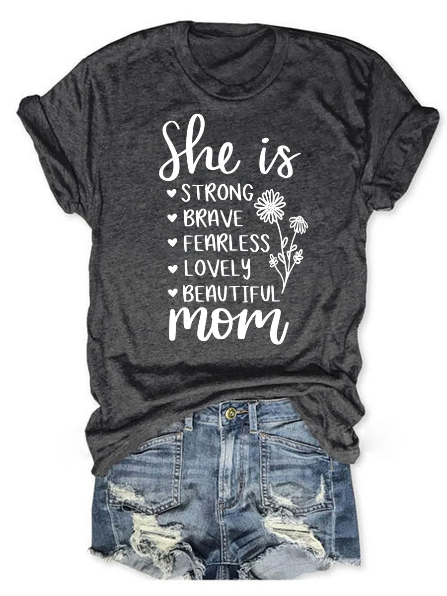 Elle est maman T-shirt