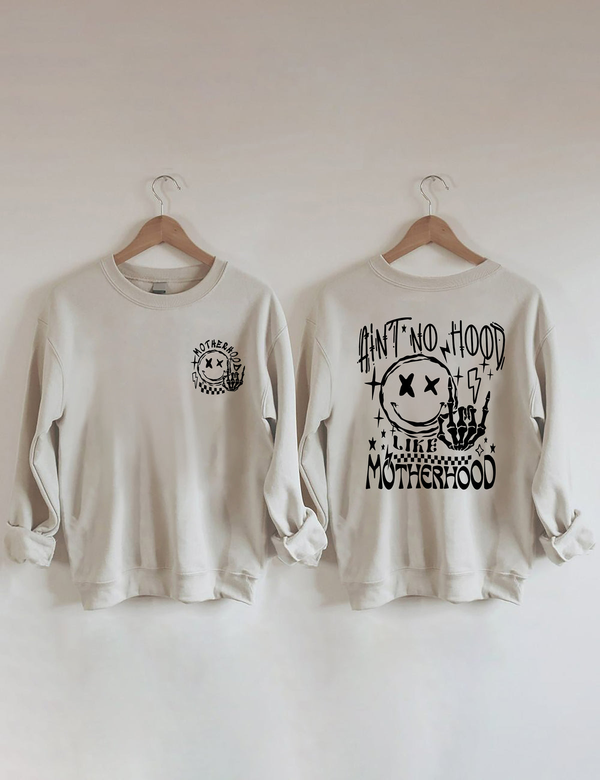 Pas de capuche comme la maternité Sweat-shirt