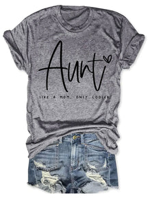 Tante comme une maman seulement T-shirt refroidi