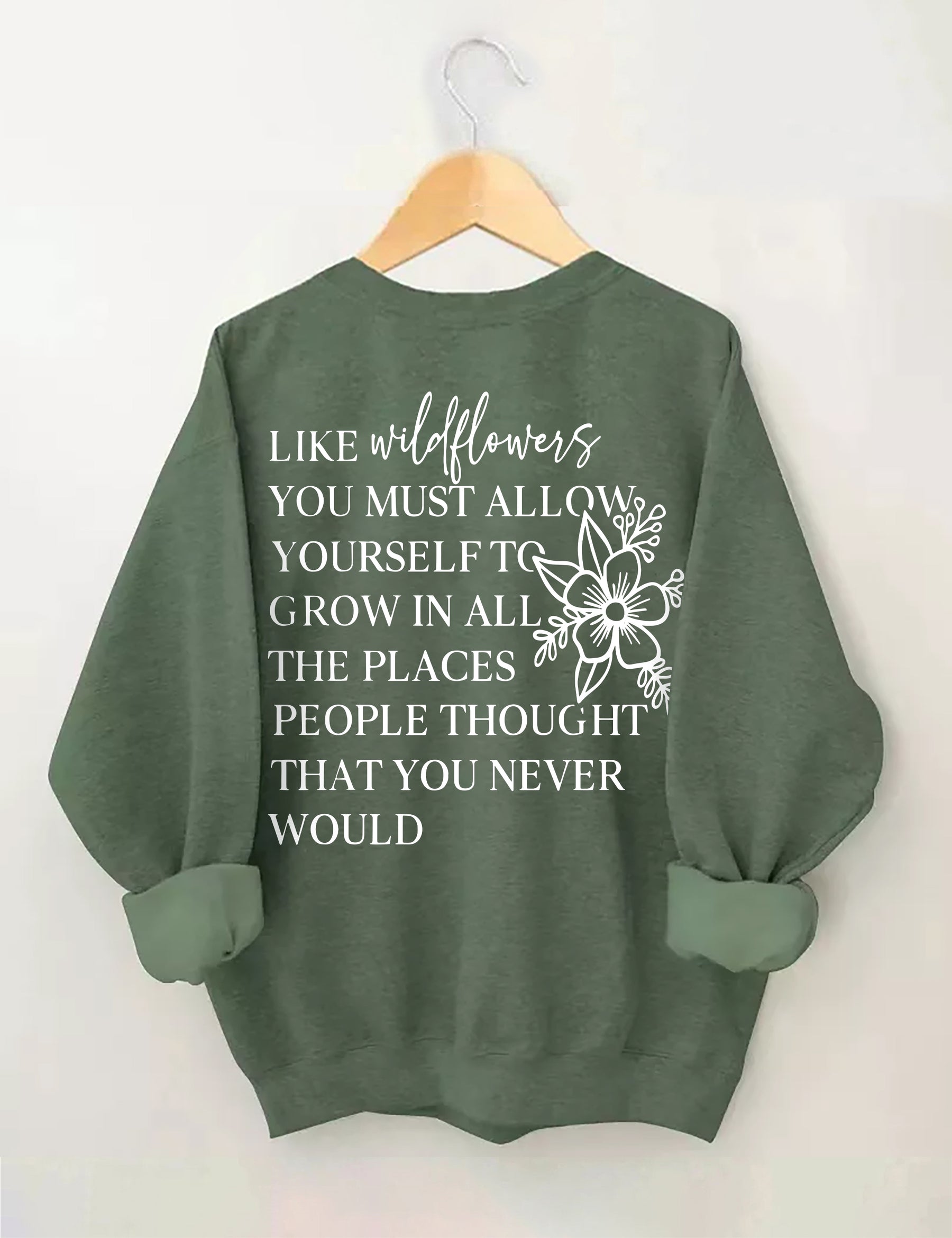 Comme des fleurs sauvages Sweat-shirt