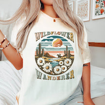 Retro Wildflower Western Desert T-Shirt