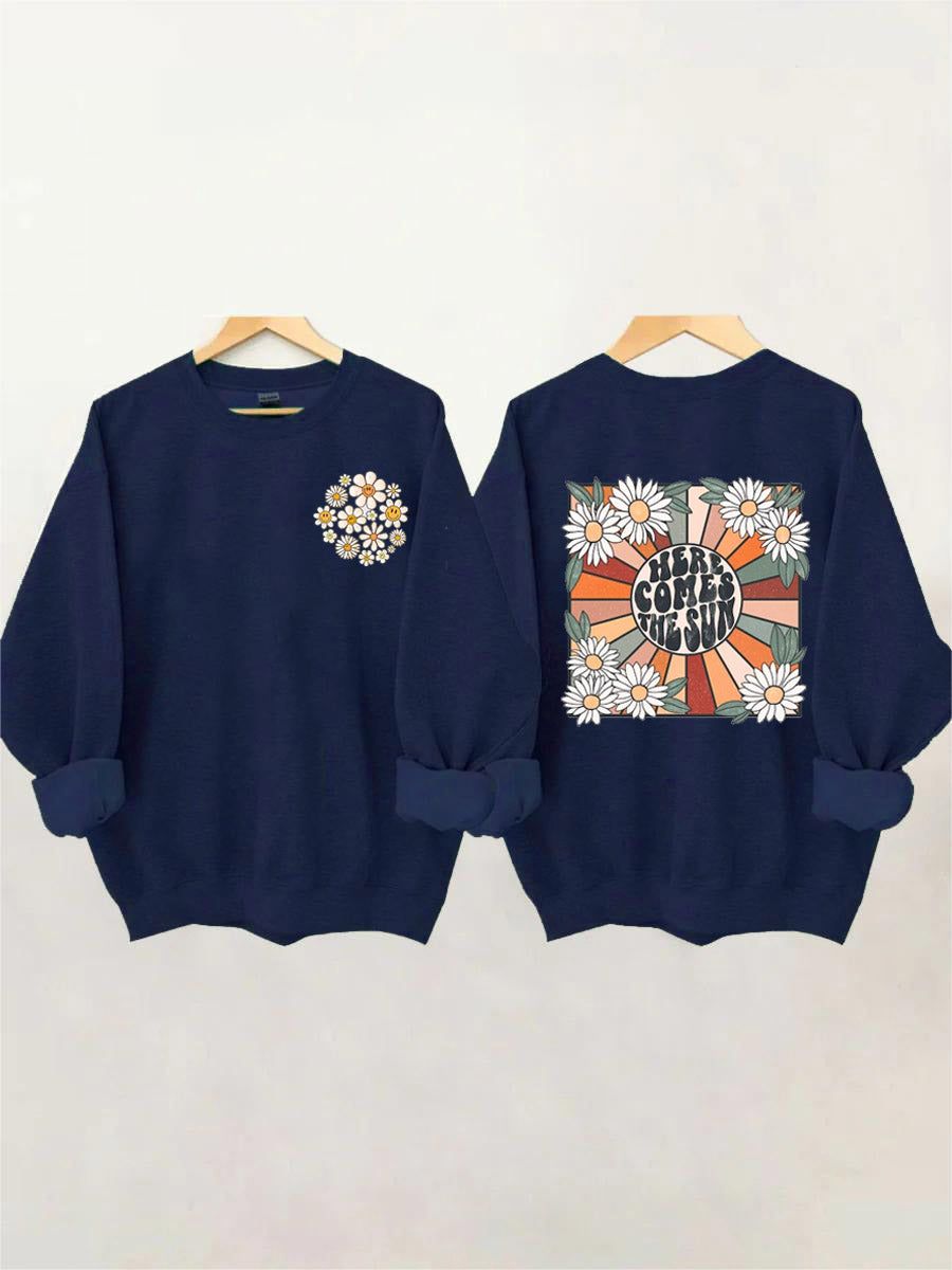 Hier kommt das Sun Boho Sweatshirt