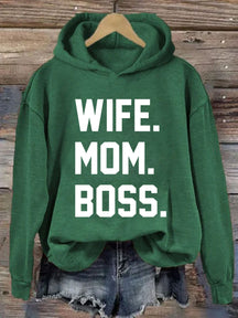 Frau Mama Boss Hoodie 