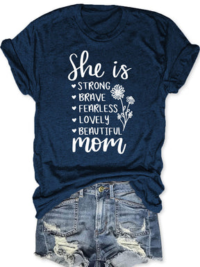 Elle est maman T-shirt