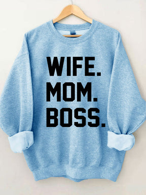 Épouse Maman Patron Sweatshirt