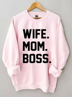 Épouse Maman Patron Sweatshirt