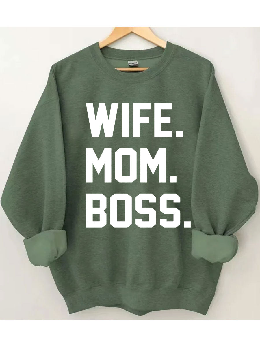 Épouse Maman Patron Sweatshirt