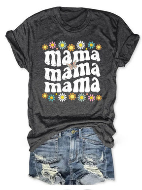 T-shirt Mama Flower