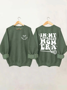 Dans mon Lacrosse Mom Era Sweatshirt