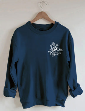 Comme des fleurs sauvages Sweat-shirt