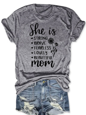 Elle est maman T-shirt
