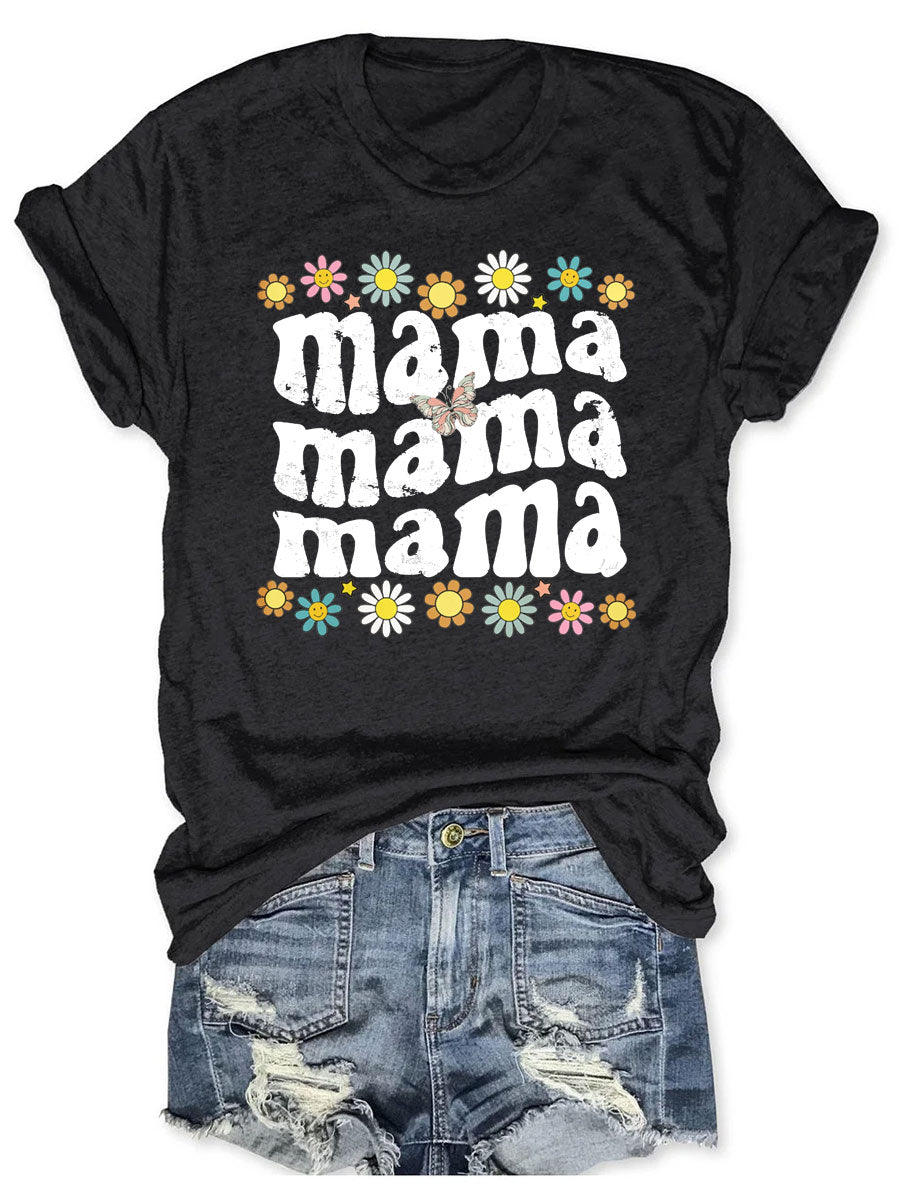 T-shirt Mama Flower