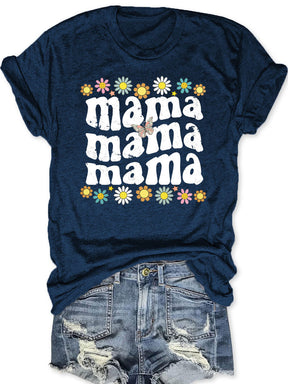 T-shirt Mama Flower