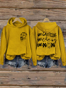 Caffeine And Chaos Mom Life Hoodie