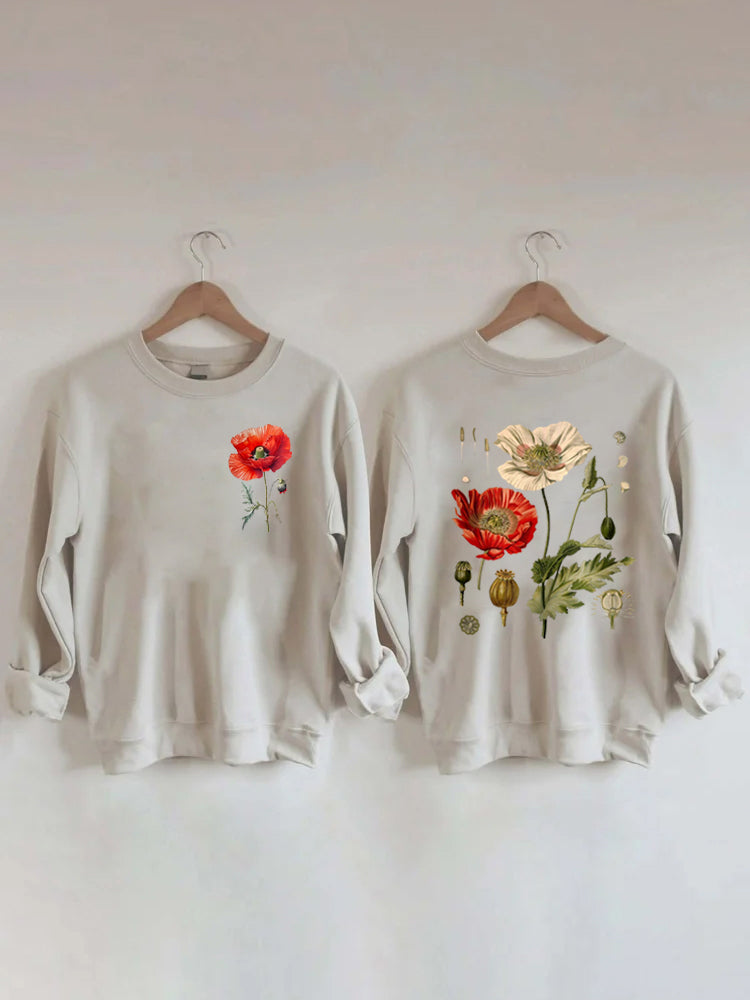 Sweat-shirt Vintage Poppy