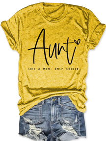 Tante comme une maman seulement T-shirt refroidi