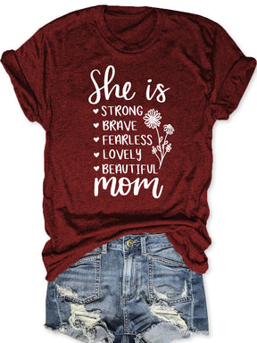 Elle est maman T-shirt