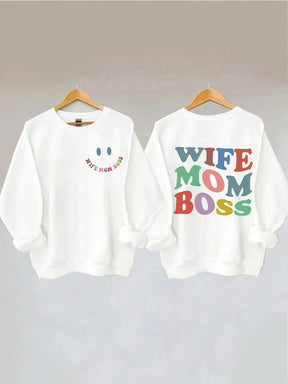 Épouse Maman Patron Sweatshirt