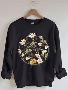 Blumen-Sweatshirt 