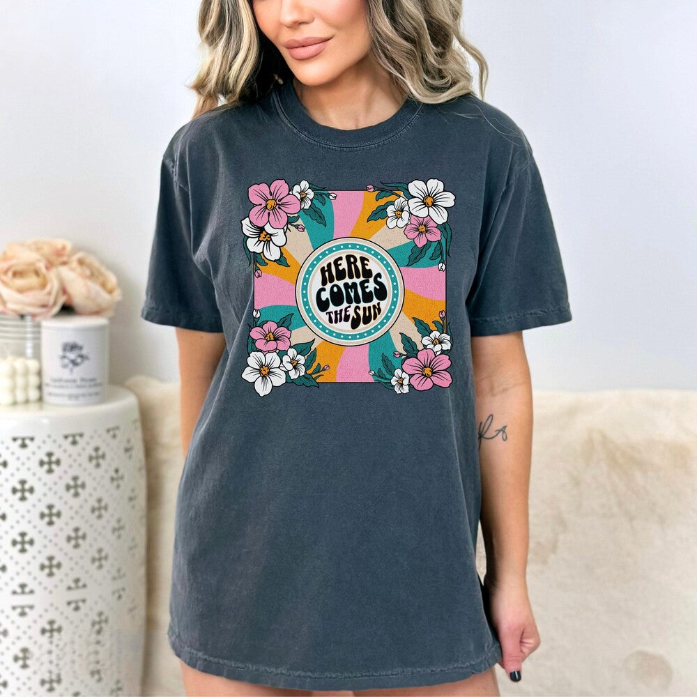 Retro-Sommer-Sport-T-Shirt für Damen