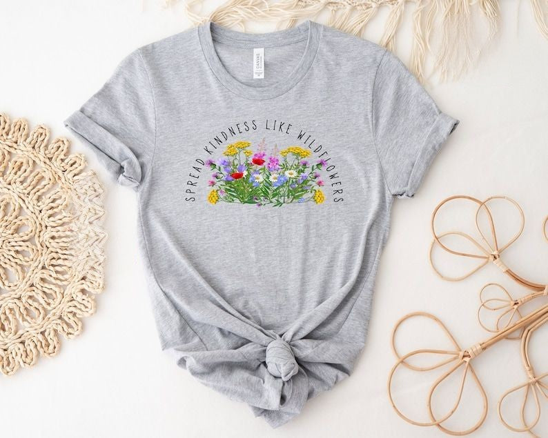 Aesthetic Floral Graphic T-shirt