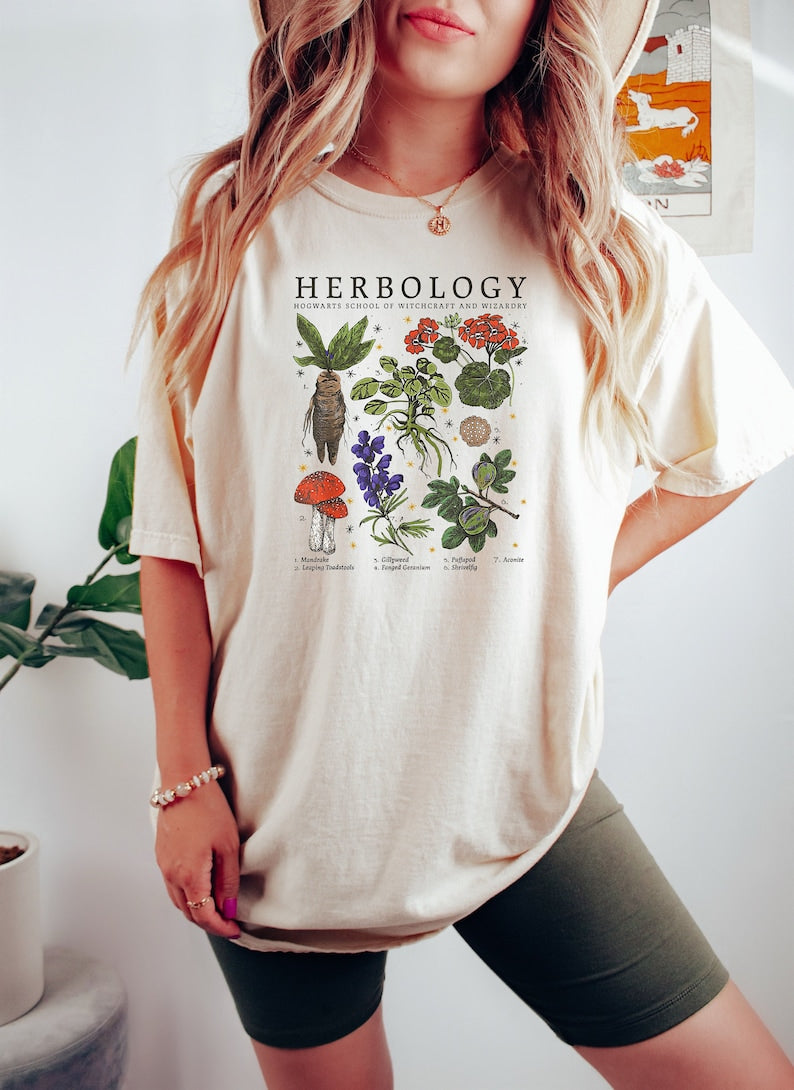 T-shirt pour amoureux des plantes en herbologie