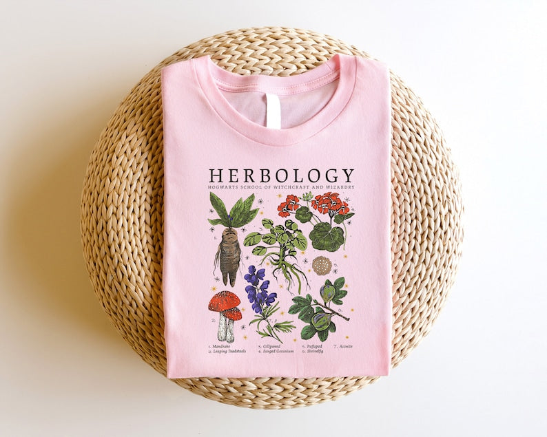 T-shirt pour amoureux des plantes en herbologie