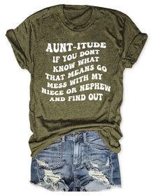 T-shirt tante-itude