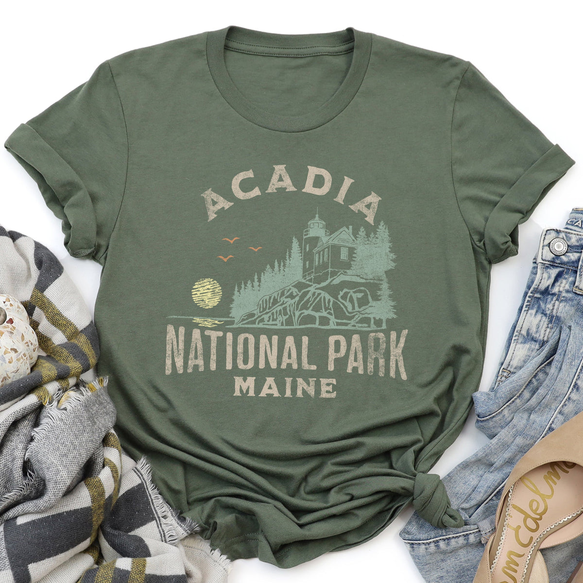 T-shirt super doux du parc national d'Acadia