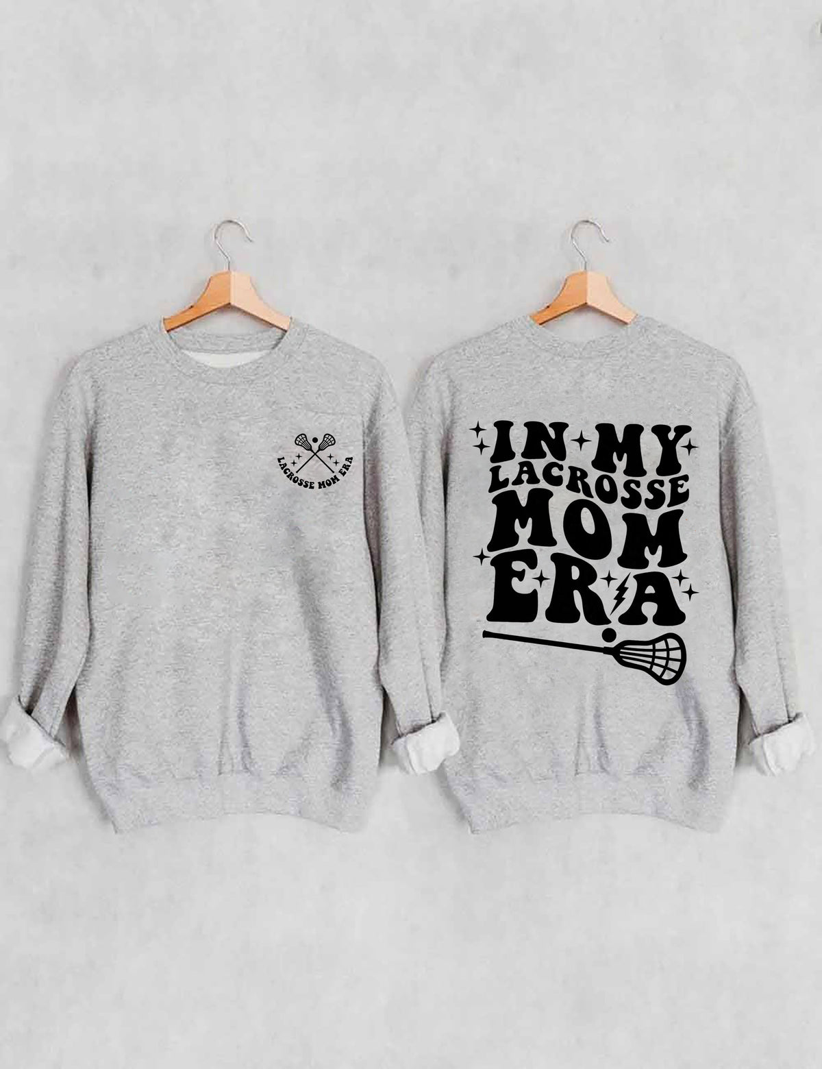 Dans mon Lacrosse Mom Era Sweatshirt