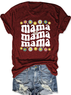 T-shirt Mama Flower