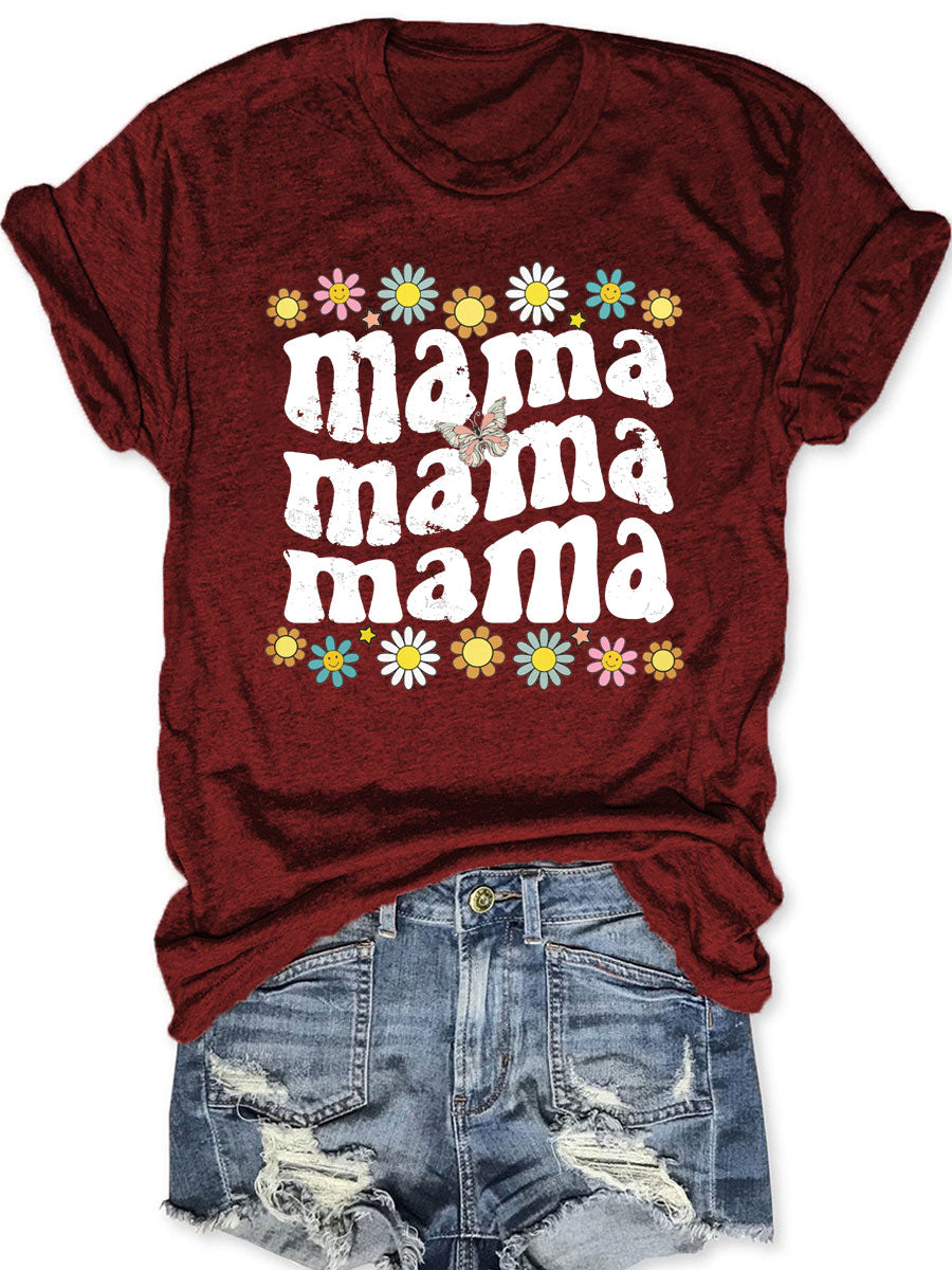 T-shirt Mama Flower