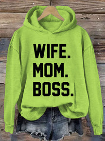 Frau Mama Boss Hoodie 