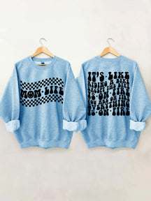 Sweat-shirt de vie de maman sarcastique