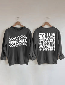 Sweat-shirt de vie de maman sarcastique