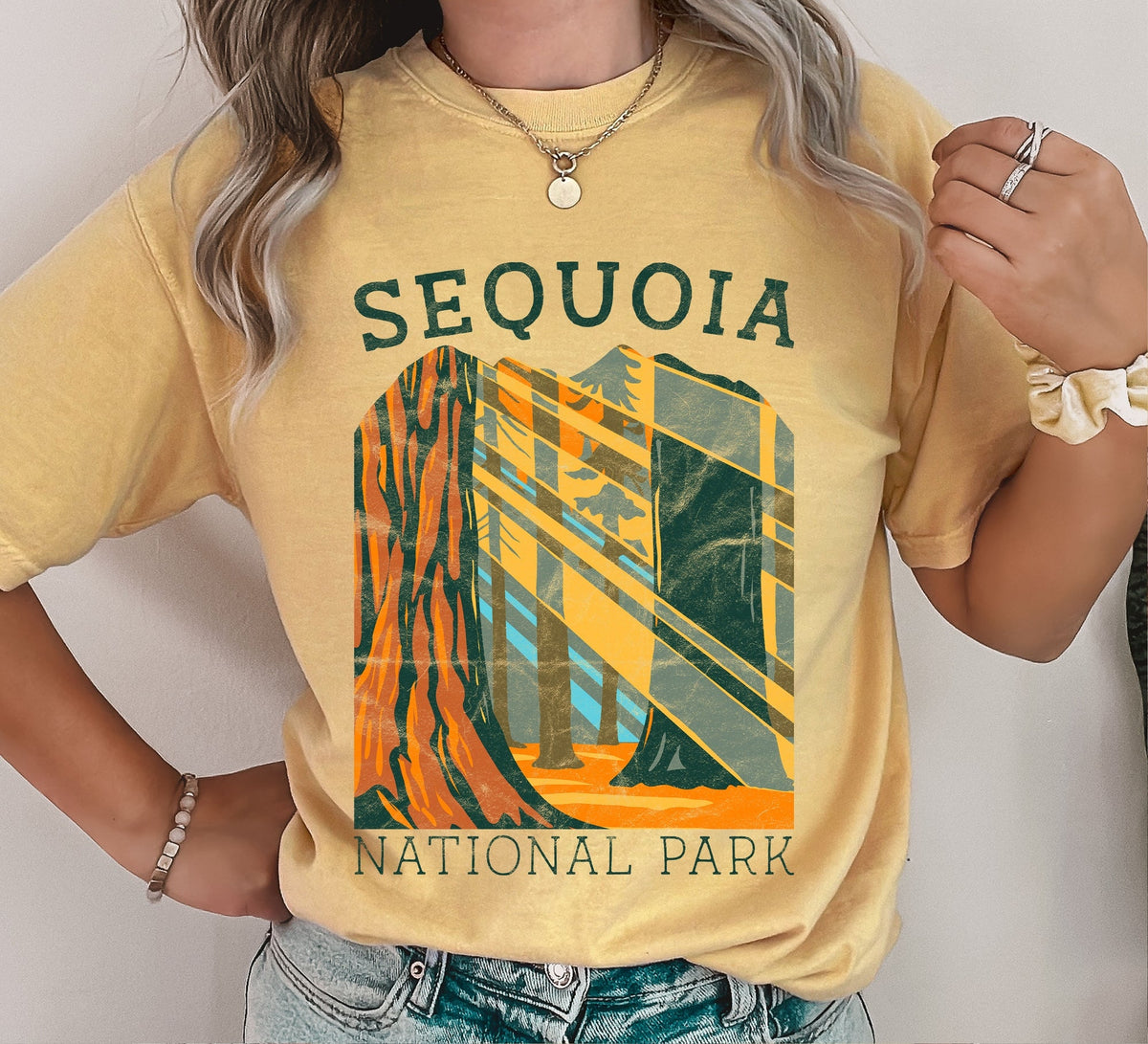 Sequoia Nationalpark GR Vintage Comfort Colors T-Shirt