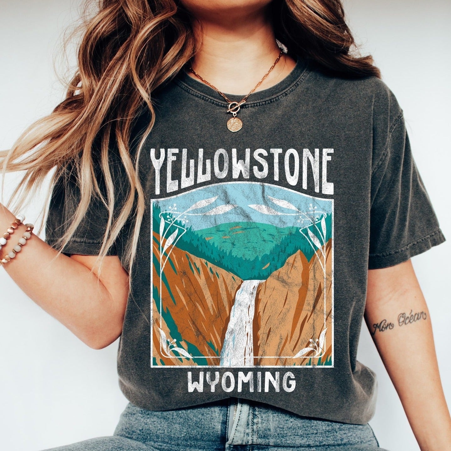 Yellowstone Nationalpark WH Vintage Comfort Colors T-Shirt