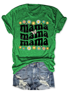 T-shirt Mama Flower
