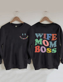 Frau Mama Boss Sweatshirt 