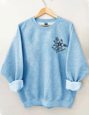 Comme des fleurs sauvages Sweat-shirt