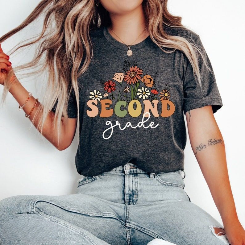 Wildflowers Second Grade T-shirt