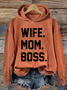 Wife Mom Boss Hoodie