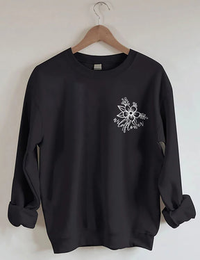 Comme des fleurs sauvages Sweat-shirt