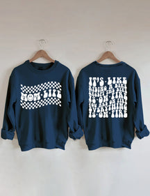 Sweat-shirt de vie de maman sarcastique