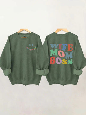 Épouse Maman Patron Sweatshirt
