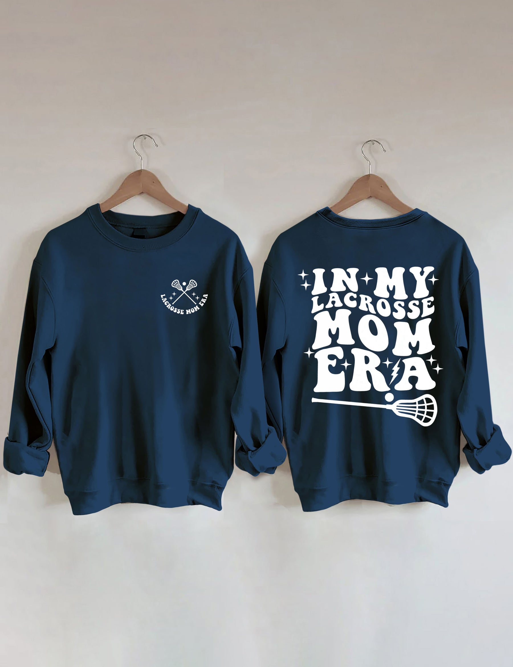 Dans mon Lacrosse Mom Era Sweatshirt