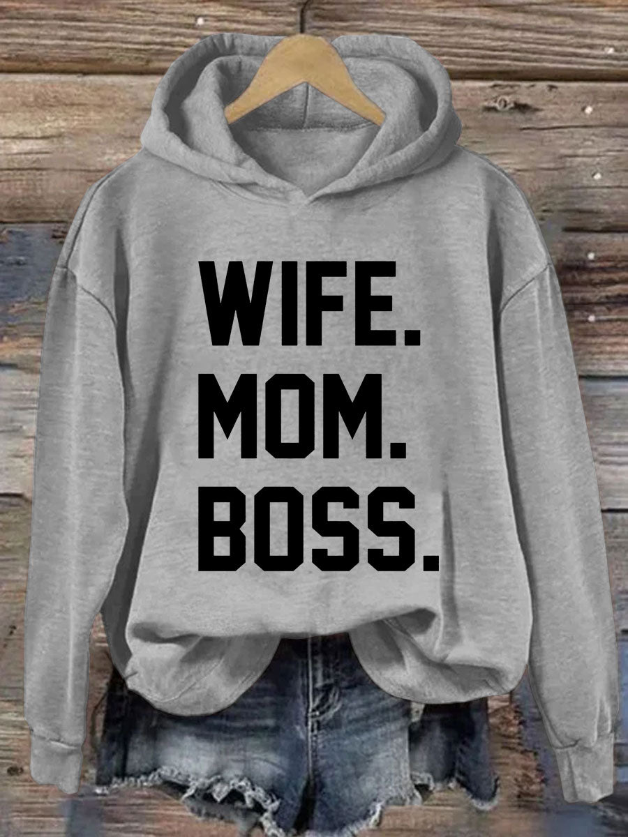 Frau Mama Boss Hoodie 